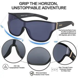 Fit Over Glasses Oversized Polarized Sports Sunglasses for Women Men Trendy Retro Sun Glasses UV400 Protection Y2K Fashion Lightweight Comfort