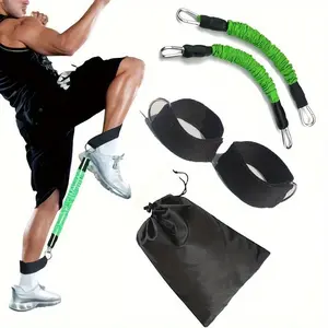 Multifunctional Fitness Resistance Band Set, Ankle Strap & Ankle Resistance Band & Storage Bag, Strength Training Equipment for Home Gym Workout