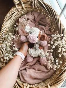 Handmade Cookie The Cow Crochet Plush - Soft, Cute & Irresistible