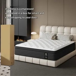【Summervibes】LODEIJA  10/12/14 Inch Twin,Full,Queen,King Mattress Gel Memory Foam & Innerspring for Motion Isolation Edge Support Breathable Design Medium Firm Comfort