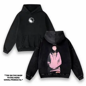 Hinata Hyuga - Naruto Anime Double Printed Vintage Washed Tee Tanktop Unisex Anime Manga Washed Cotton T-shirt Gift For Anime Fan graphic 90s Top