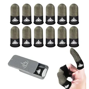 6 Pairs Gaming Finger Covers with Touchscreen Compatible Breathable Anti-Sweat Gloves, Comfortable Precision for Enhanced Gaming Experience, Finger Sleeves, Gaming Accessories