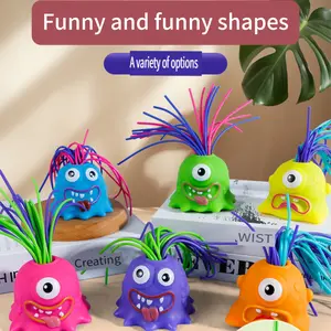 Screaming mouse toys relieve stress, cute and funny decorations, pulling the hair can make many different sounds, birthday & holiday gifts