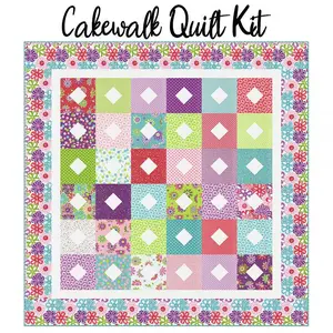 Cakewalk Quilt Kit with Pick Me! from Moda