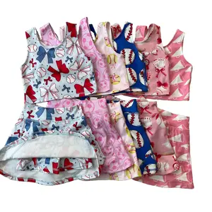 Girl Atheletic Clothes Baseball Yoga Outfit Quick Dry Sports Clothes