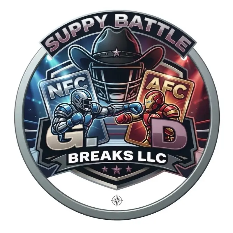 PYD Suppy NFC-AFC Battle Helmet Break Sports Trading Cards - Pick Your Division, Guaranteed Trading Cards Only
