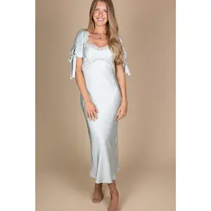 Mila Sage Slip Dress