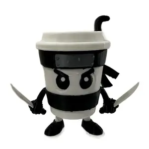 Viral Meme Cappuccino Assassino Popular Brainrot Character Figure