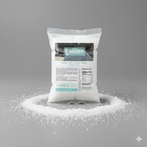 KURANDERO Colima Sea Salt 1 lb(453 g) – 100% Natural Sal de Colima – Premium Unrefined Mexican Sea Salt, Mineral-Rich, Non-GMO, Additive-Free, Hand-Harvested Crystals, Single Pack