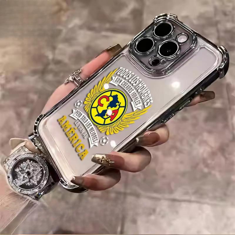 Club América Pride Phone Case for iPhone 11–17 Pro Max Plus| Shockproof TPU Soft Cover| Vintage Stylish Anti-Drop Protection