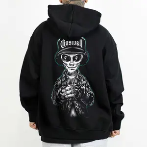 Eazy E.T. Alien For Men , Chicano Style, Chicano Clothing, Lowrider, Homies, Gangster, Mexican Clothing Sweatshirt Hoodie Oversized