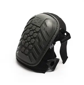 Safety Heavy Duty Professional Knee Pads, Double Strap and Adjustable Clips Hex Pro Knee Pads for Work