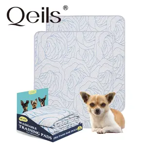 Elegant Blue Rose Waterproof Mud-Proof Mats - Ultra-Absorbent, Non-Slip, Machine Washable for Home, Kitchen, Bathroom & Pets Training