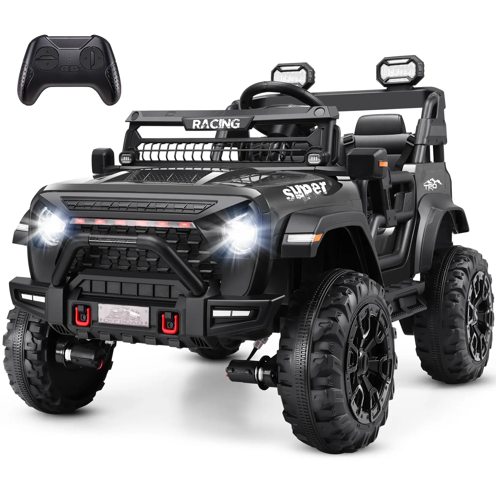 Hikole 24V 9AH Ride on Toys Jeeps for Big Kids, 2 Seater Electric Car, w/Remote Control, Switchable 4WD/2WD, Music, Xmas & Birthday Ideal Gift,SummerVibes,tiktokshopbacktoschool,glowup,SohoChic