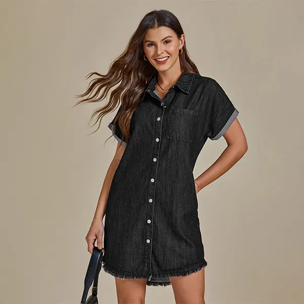 denim graduation dress Denim Dancer Dress