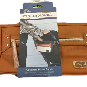 Adjustable Stroller Caddy, Multi-Purpose Organizer for any Gear, Stroller-Attachable Storage Solution