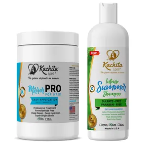 Hair Treatment Kit MirrorPRO Summer Shampoo Kachita Spell, Super Gloss Shine Haircare Moisturizing  dry/damaged, reduce frizz, Deep Hydration and Manageability Gentle Hydrate