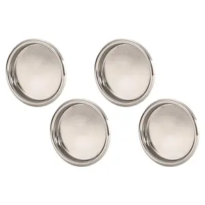 Nuk3y Easy Snap in Closet Door Finger Pull, 2-1/8" , 4 Pack