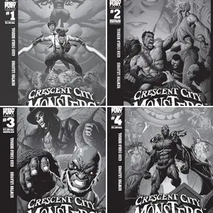 Crescent City Monsters Bundle (issues 1-4) Supernatural Fantasy Horror Comic Book series by Dream Fury Comics for Fans of Great Artwork and Thrilling Stories