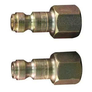 Milton 784BK T-Style Plug, 0.25 in. FNPT, Threaded Tube Pipe Fittings