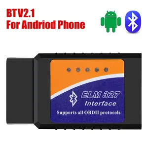 For Android Bluetooth ELM327 OBDIl Auto Diagnostic ToolOBD2 Car Diagnostic Tool Scanner ELM327 V2.1 OBD2Code Reader