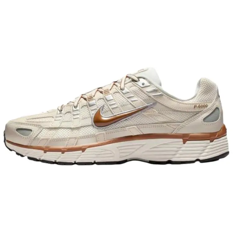 Nike P-6000 'Light Orewood Brown' Men's Lightweight Running Shoes - Breathable Mesh Upper, Responsive Cushioning, Secure Midfoot Lockdown, True to Size, All-Seasons, Daily Wear, Fits Most Foot Shapes (US M 10), Fit For Most Foot Shapes, Casual