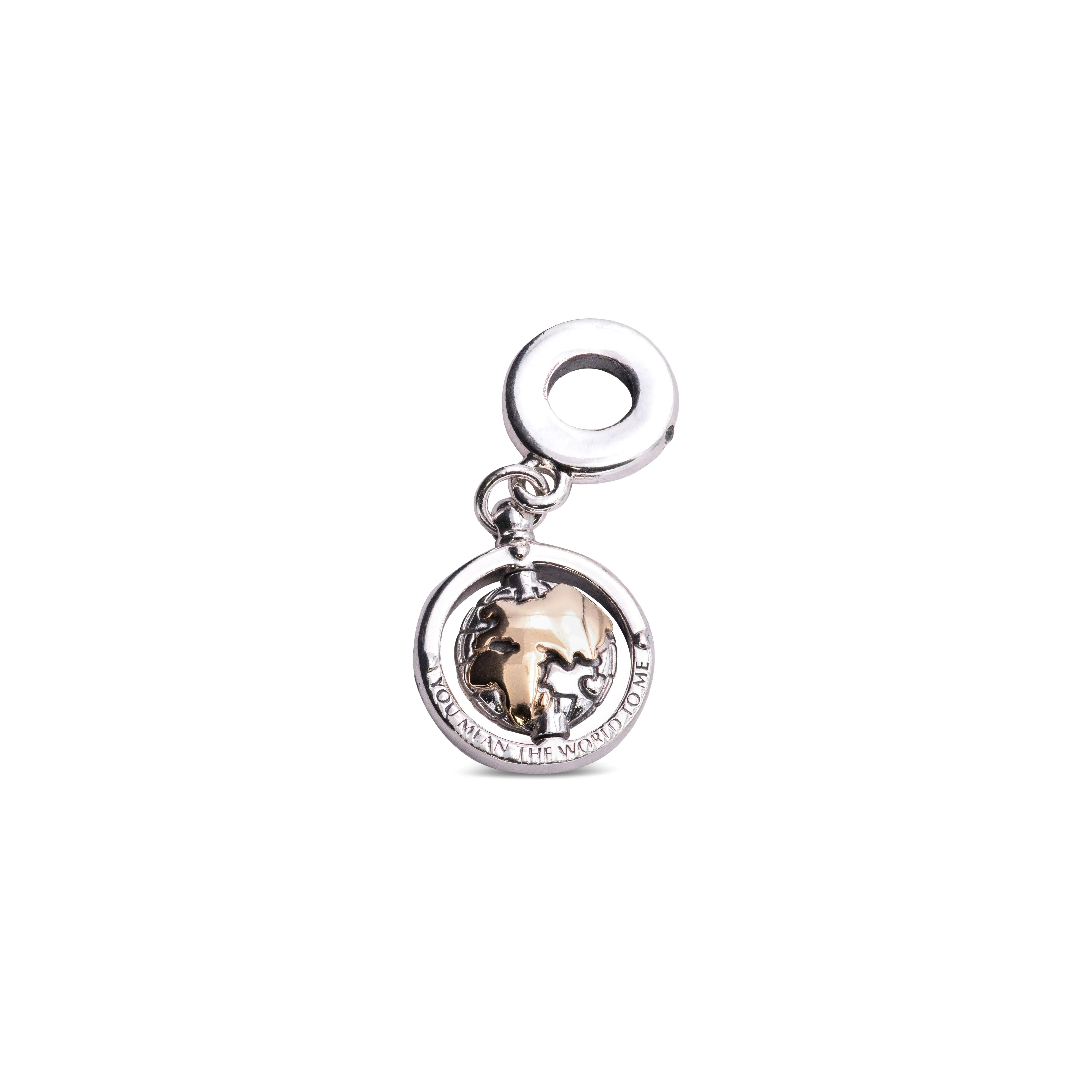 Pandora People Spinning World Dangle Charm - 799303C01