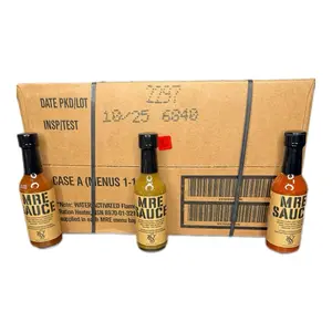 Case A MRE Sauce Bundle, U.S. MRE Meals, Emergency Supplies, Emergency Food Supply, Survival Food, Freeze Dried Food, Ready Meals Flavor Compact Lightweight Camping