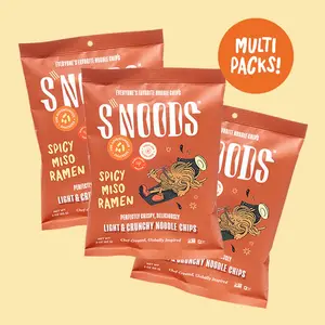 S'NOODS SPICY MISO RAMEN CHIPS (snack)