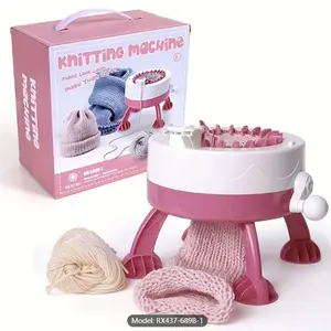 22Needle Star Cylinder Small DIY Hand Knitting Machine For Knitting Sweater Scarf Hat Hand Knitting Machine