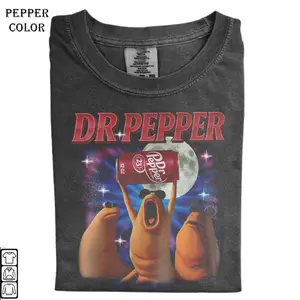 Marcus The Worm Dr P.e.pper Meme Shirt, Festive Holiday Tee, Funny Animal Graphic Top, Cozy Winter Sweatshirt, Unisex Cotton Graphic Top T-Shirt, Unisex Cotton Crewneck Top for Daily Wear