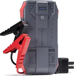 Jump Starter, 4000A Portable Jump Starter  Pack for Up to 10L Gas and 8L Diesel Engines, 12V Jump Box with USB/Power /Dual Output/LED Light