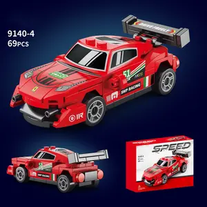Rally Racing STEM Building Blocks, Mini Car Kit with Rally Function, DIY Assembly Toy, Perfect Gift for Kids and Car Enthusiasts