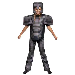 Kid's Minecraft Netherite Armor Deluxe Costume