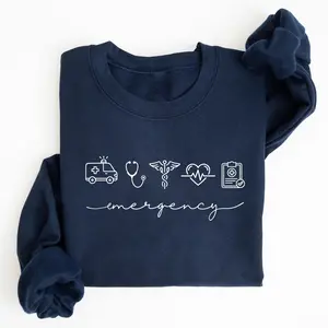 Emergency Department Sweatshirt, EMT ER Nurse Shirt, ED Emergency Room Tech, Emergency Registration, ER Doctor Shirt, ER Graduation Gift