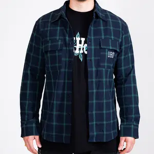 Uphill Flannel Blue/Green