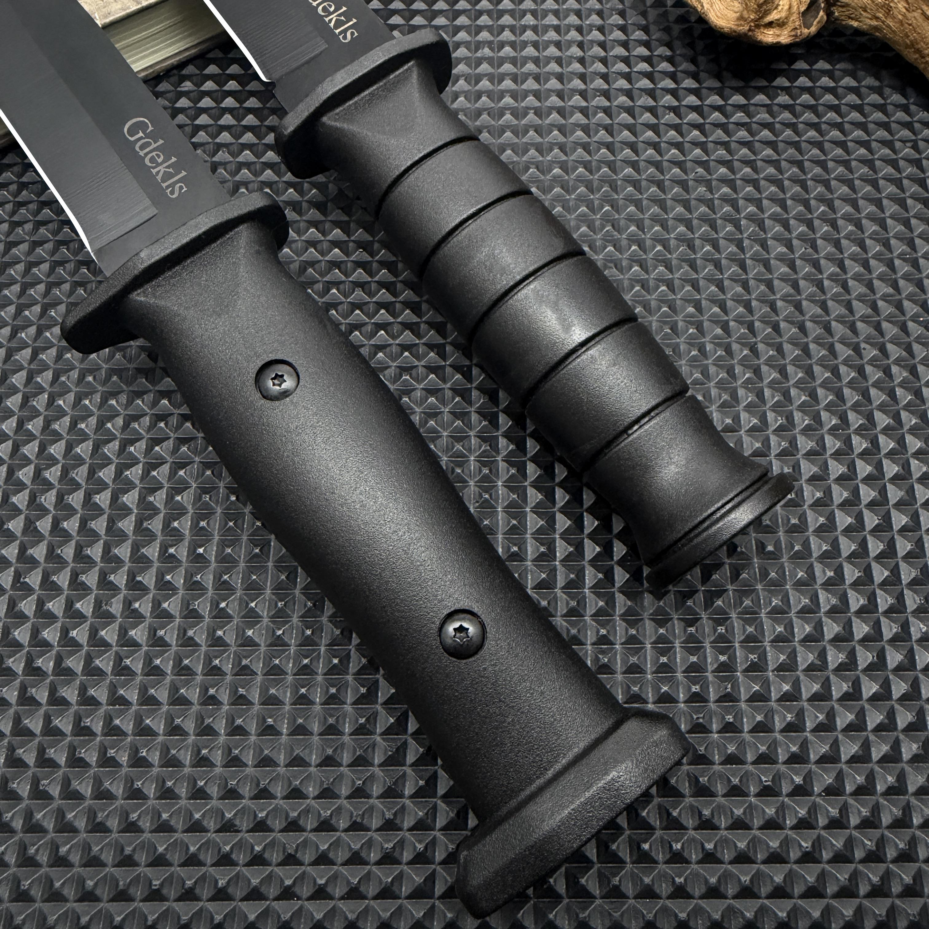 Multipurpose Fixed Blade Utility Knife, Sharp Kitchen Fruit Knife with Ergonomic Handle & Secure Sheath for Camping, Home Use