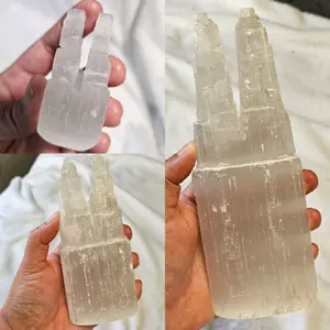 Selenite Twin Tower