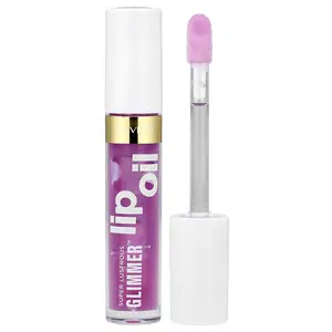 Revlon Super Lustrous Glimmer™, Lip Oil, 005 Vio-lit, 0.13 fl oz (3.8 ml)