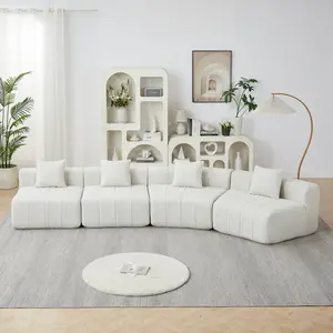The Valencia Cream Vista Sofa Section Sectional