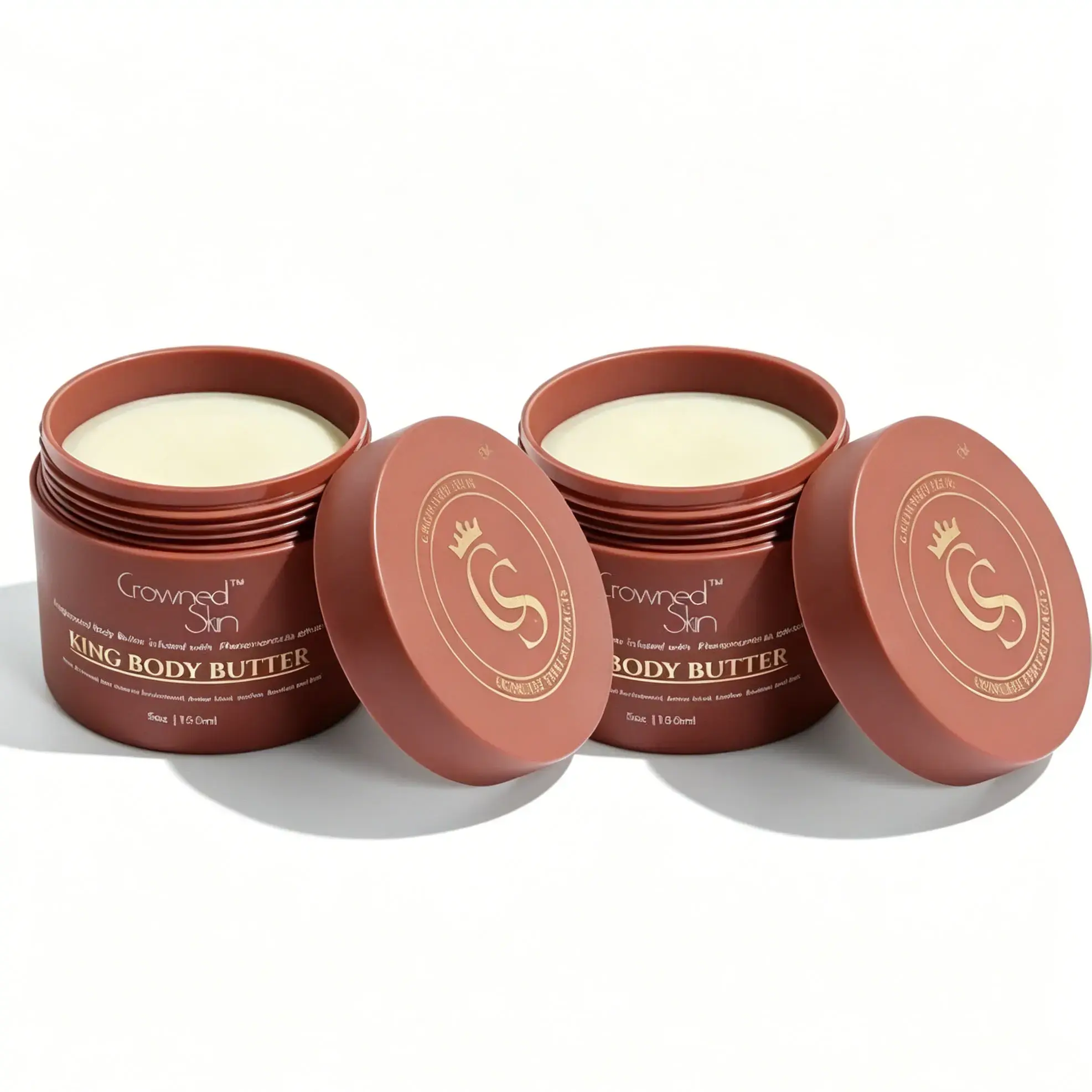 Crowned Skin King Cologne Body Butter 150ml, Deep Hydration with 24H Moisture Lock, Luxury Body Care Cream for Soft Glowing Skin, Ideal for Daily Self-Care Rituals