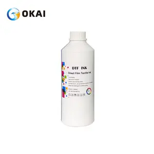 OKAI DTF Cyan Ink 1L – No Clog, High Opacity for XP600 / i3200 / 1600