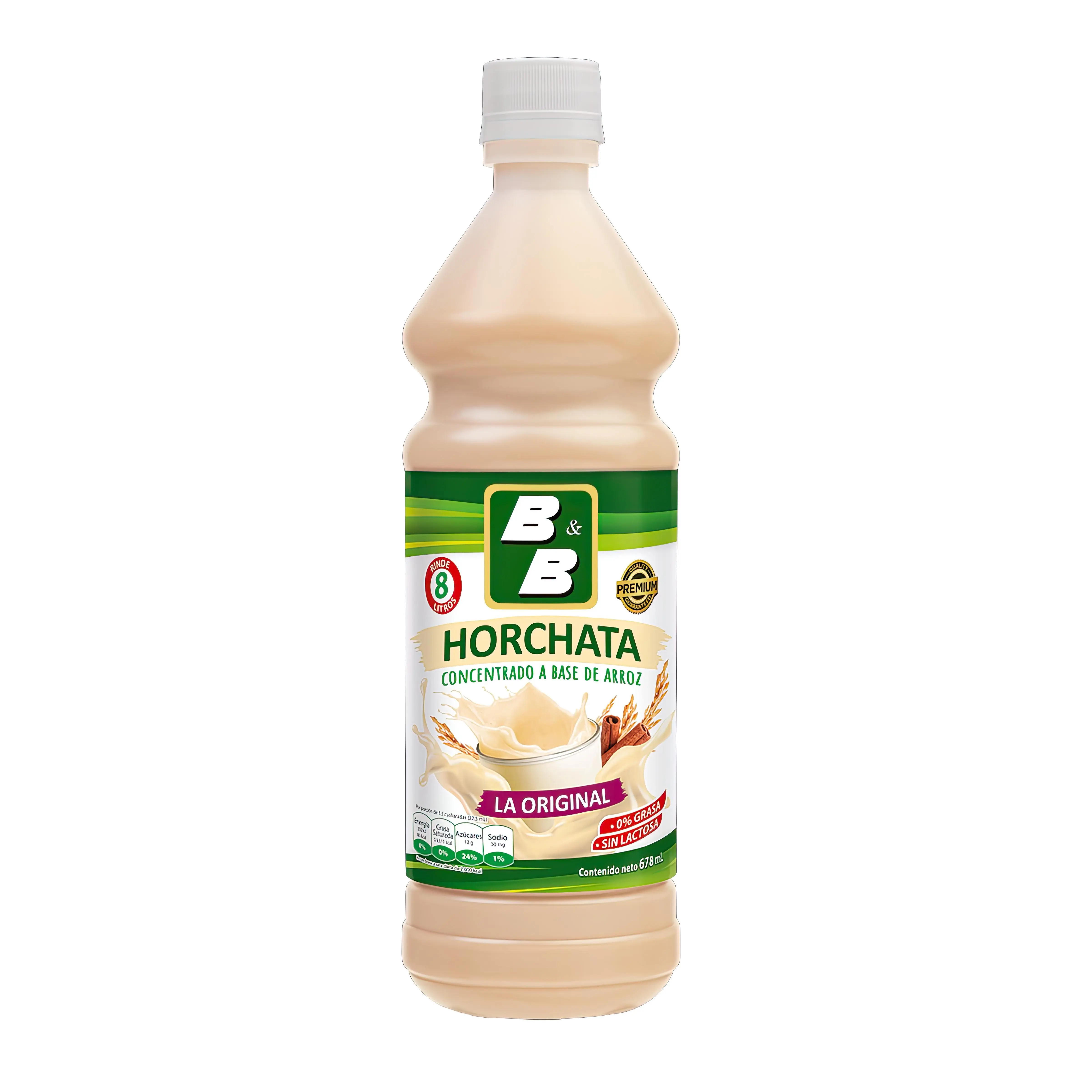 Concentrado de Horchata B&B 678 ml | Bebida Tradicional Salvadoreña