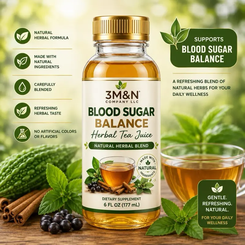 3m&N Blood Sugar Balance Herbal Blend Fruit Tea Beverage