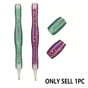 5D Diamond Painting Art Pen Set with 6 Replaceable Tips, DIY Craft Tool Kit for Beginners & Professionals, Perfect Gift Idea, Diamond Art Tools