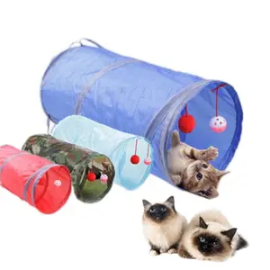 Foldable Cat Tunnel & Dog Training Tunnel, Interactive Pet Play Tunnel, Durable Design, Indoor/outdoor Use, Suitable for Cats/dogs