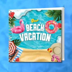 Beach Vacation Travel Scrapbook Edition 2 | Design Your Own Photo Layouts