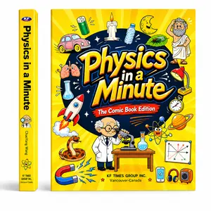 【BookCove】Physics in a Minute – The Comic Book Edition | Fun & Educational Physics Book for Kids