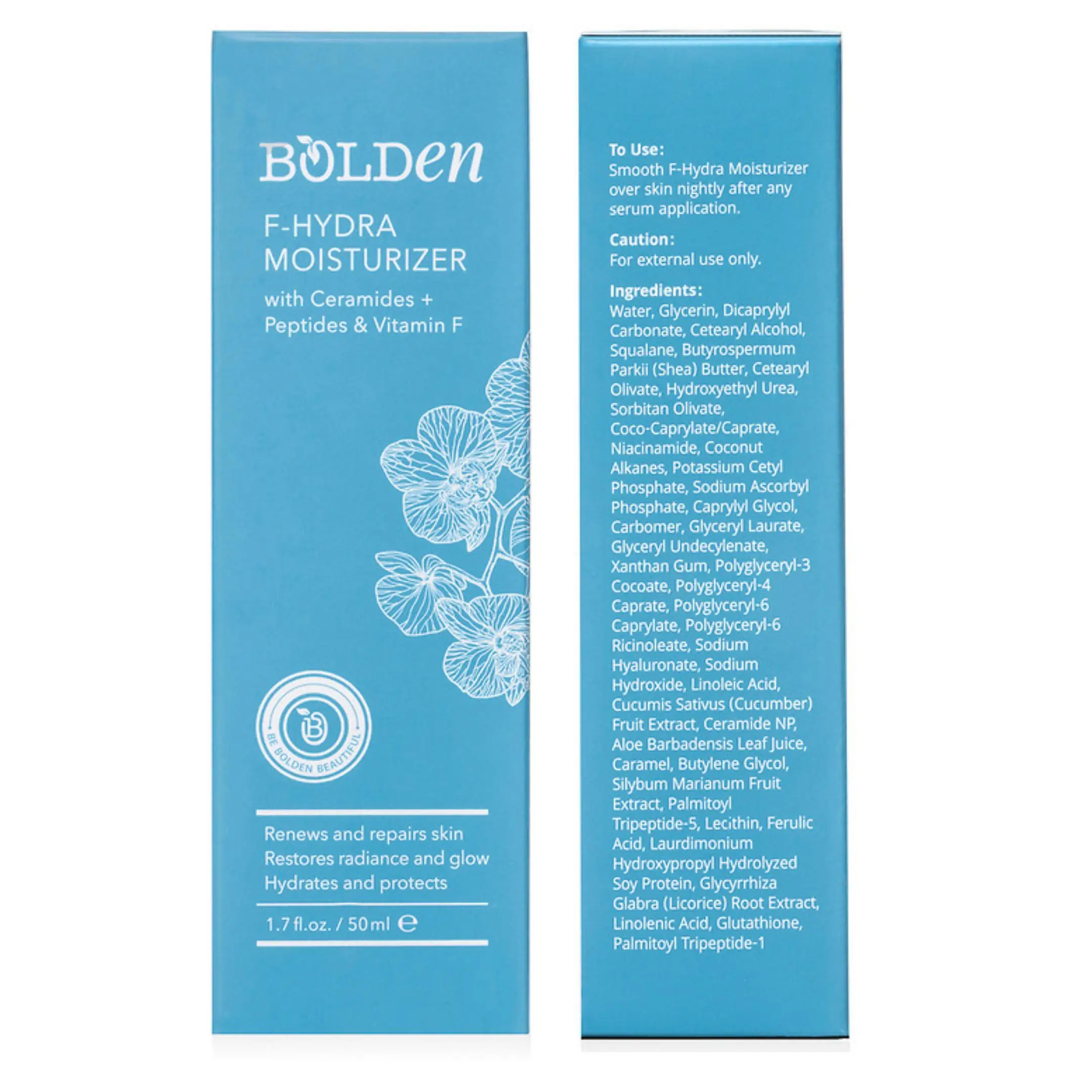 Bolden F-Hydra Moisturizer | Hydrating Face Cream for Skin Barrier