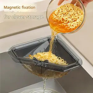 Kitchen Triangle Sink Filter Net, Disposable Drain Basket, Vegetable Pool Leftover Food Residue Trash Filter, Essential Kitchen Tool